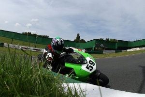 Rider on track at a James Whitham track training day at Mallory Park