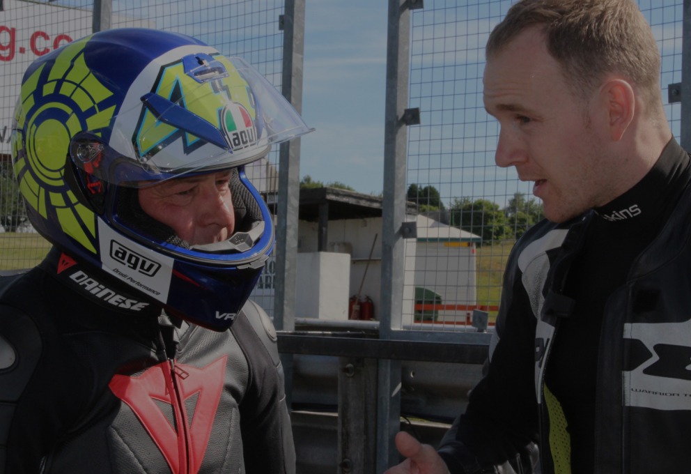 Dan Linfoot - coach at James Whitham Motorcycle Track Training Days